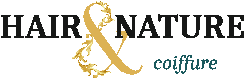 logo salon de coiffure hair et nature